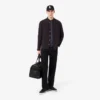 Camisa de linho de corte regular para homem