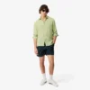 Camisa de linho de corte regular para homem