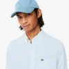 Camisa de linho de corte regular para homem