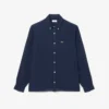 Camisa de linho de corte regular para homem