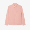 Camisa de linho de corte regular para homem