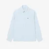 Camisa de linho de corte regular para homem