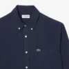 Camisa de linho de corte regular para homem