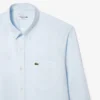 Camisa de linho de corte regular para homem