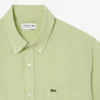 Camisa de linho de corte regular para homem