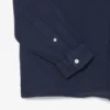 Camisa de linho de corte regular para homem