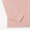 Camisa de linho de corte regular para homem