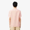 Camisa de linho de manga curta com corte regular para homem