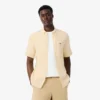 Camisa de linho de manga curta para homem