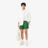 Camisa de linho de manga curta para homem