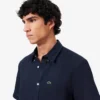 Camisa de linho de manga curta para homem