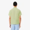 Camisa de linho de manga curta para homem