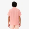 Camisa de linho de manga curta para homem