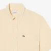 Camisa de linho de manga curta para homem