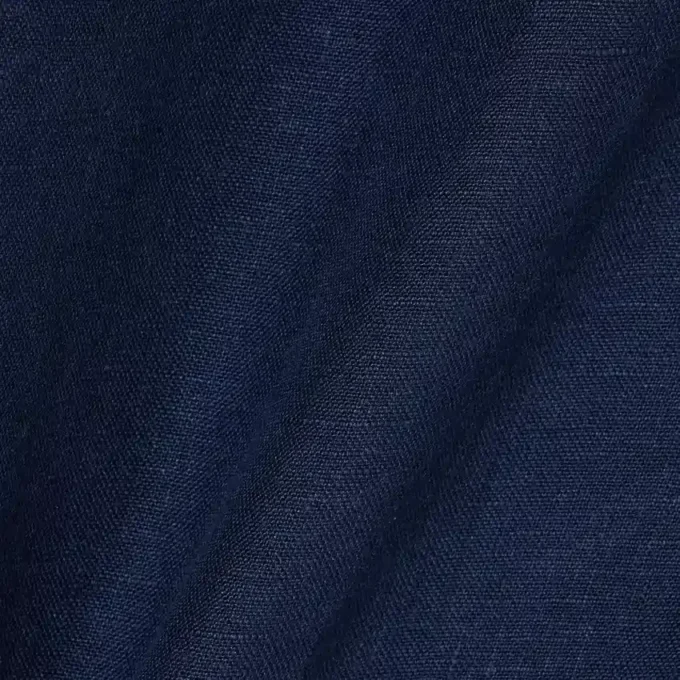 Camisa de linho de manga curta para homem