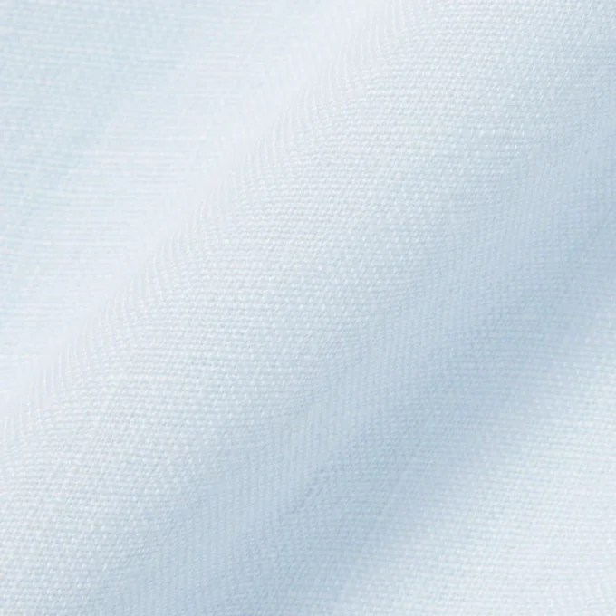 Camisa de linho de manga curta para homem