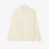 Camisa de linho às riscas de corte regular para homem