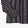 Camisa de lyocell às riscas com corte descontraído para homem