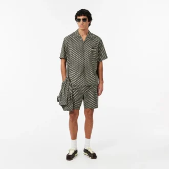 Camisa de manga curta com corte descontraído