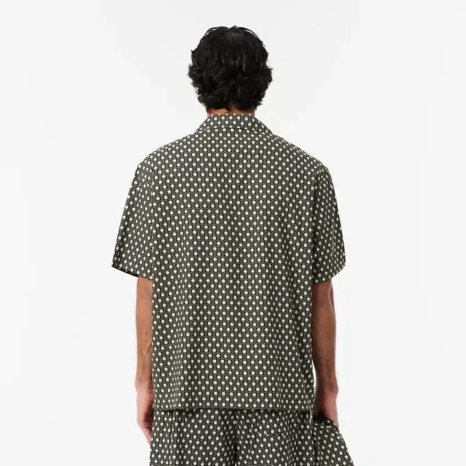 Camisa de manga curta com corte descontraído