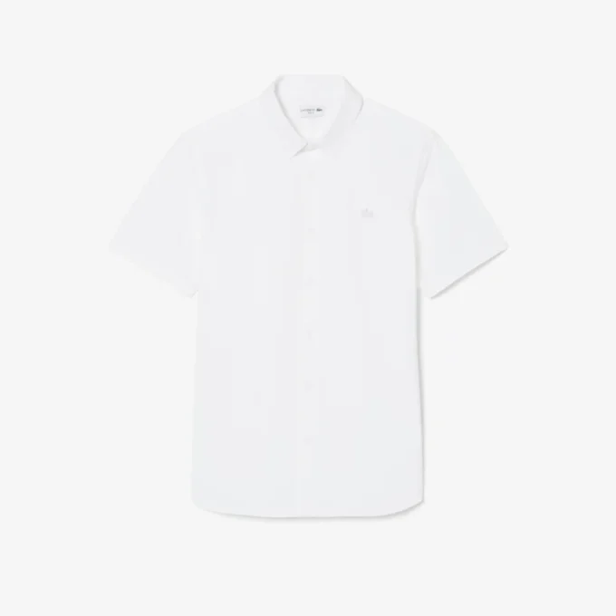 Camisa de manga curta com corte justo