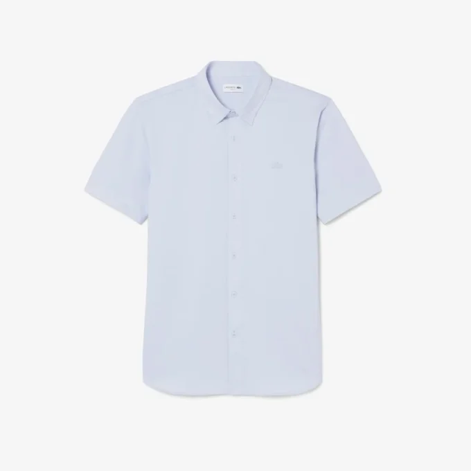 Camisa de manga curta com corte justo