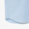 Camisa de manga curta com padrão xadrez para homem, corte regular