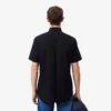 Camisa de manga curta em algodão com corte regular para homem