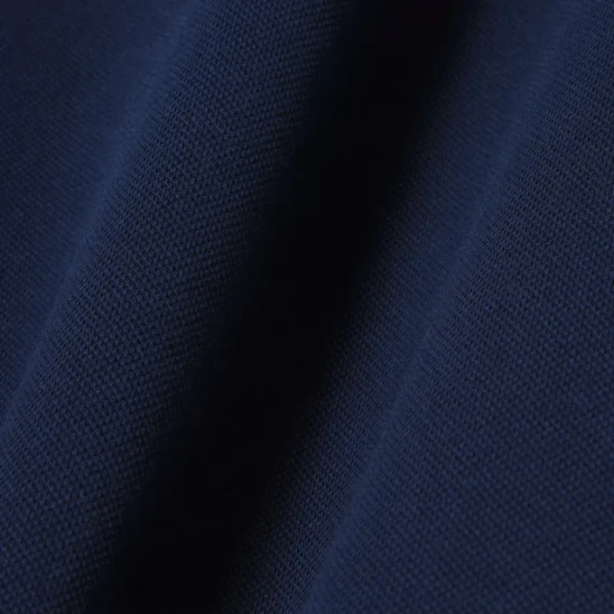 Camisa de manga curta em piqué com corte descontraído