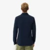 Camisa de piqué de algodão de corte justo para homem
