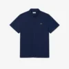 Camisa de popeline de manga curta com corte regular