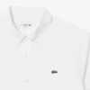 Camisa de popeline de manga curta com corte regular