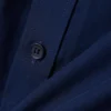 Camisa de popeline de manga curta com corte regular