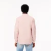 Camisa de popeline elástica de corte justo para homem