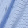 Camisa de popeline elástico às riscas com corte justo