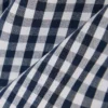 Camisa de popeline xadrez de corte regular