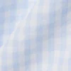 Camisa de popeline xadrez de corte regular