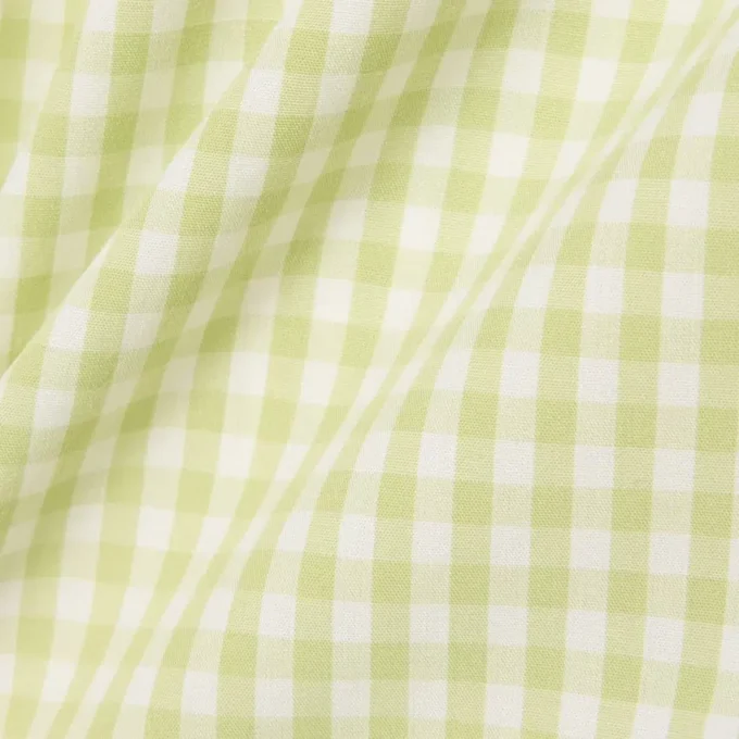 Camisa de popeline xadrez de corte regular