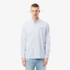 Camisa de riscas com corte regular para homem