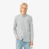 Camisa de riscas com corte regular para homem