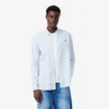 Camisa de riscas com corte regular para homem