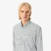 Camisa de riscas com corte regular para homem