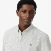 Camisa de riscas com corte regular para homem