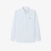 Camisa de riscas com corte regular para homem