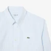 Camisa de riscas com corte regular para homem