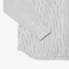 Camisa de riscas com corte regular para homem