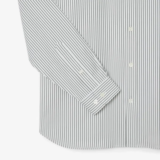 Camisa de riscas com corte regular para homem