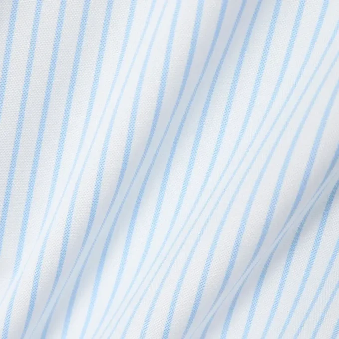 Camisa de riscas com corte regular para homem