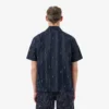 Camisa de sarja estampada com corte descontraído
