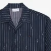 Camisa de sarja estampada com corte descontraído